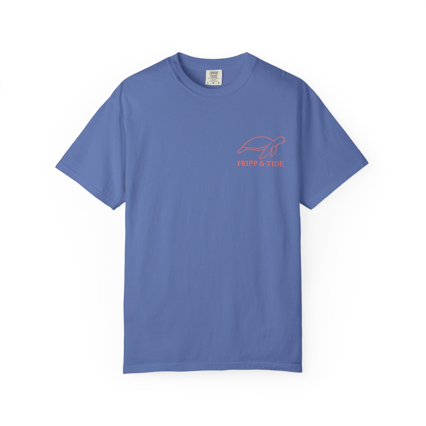 Fripp Island Sunset Turtle Tee – Island Outline Edition