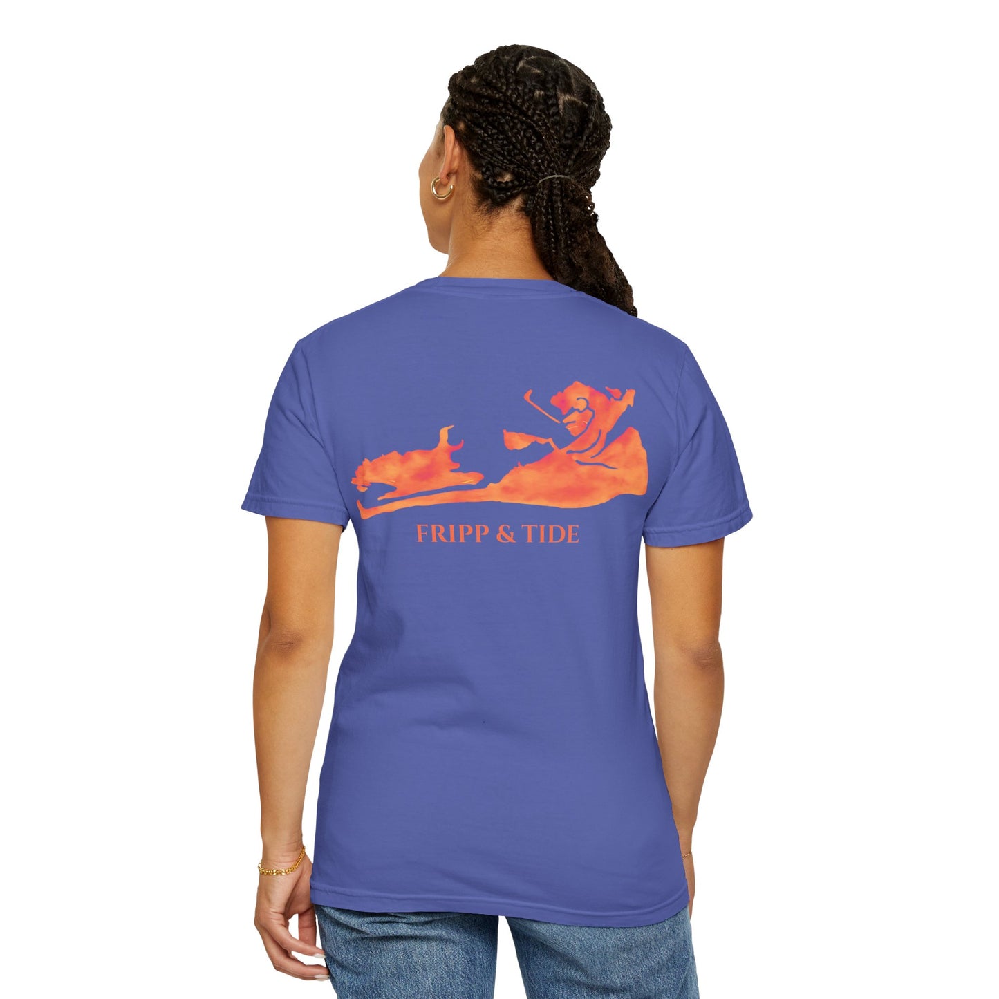 Fripp Island Sunset Turtle Tee – Island Outline Edition