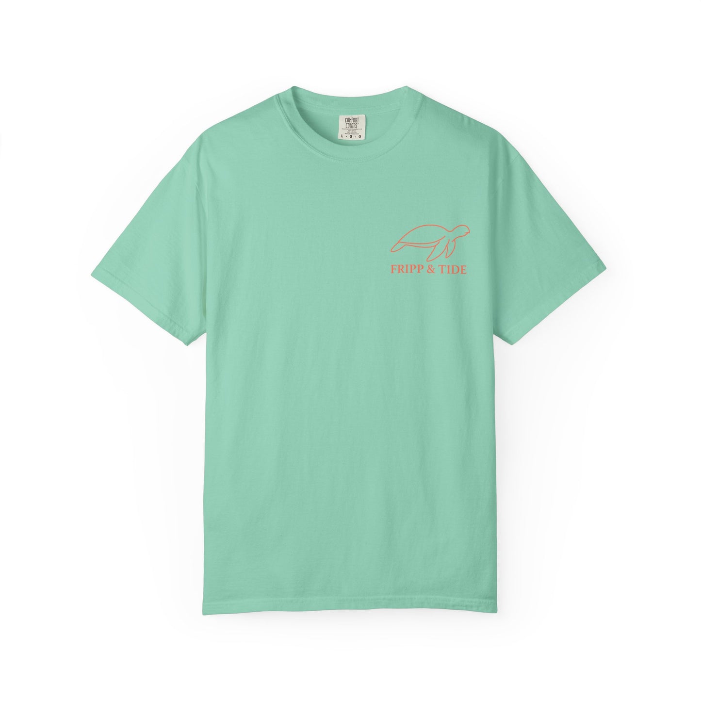 Fripp Island Sunset Turtle Tee – Island Outline Edition