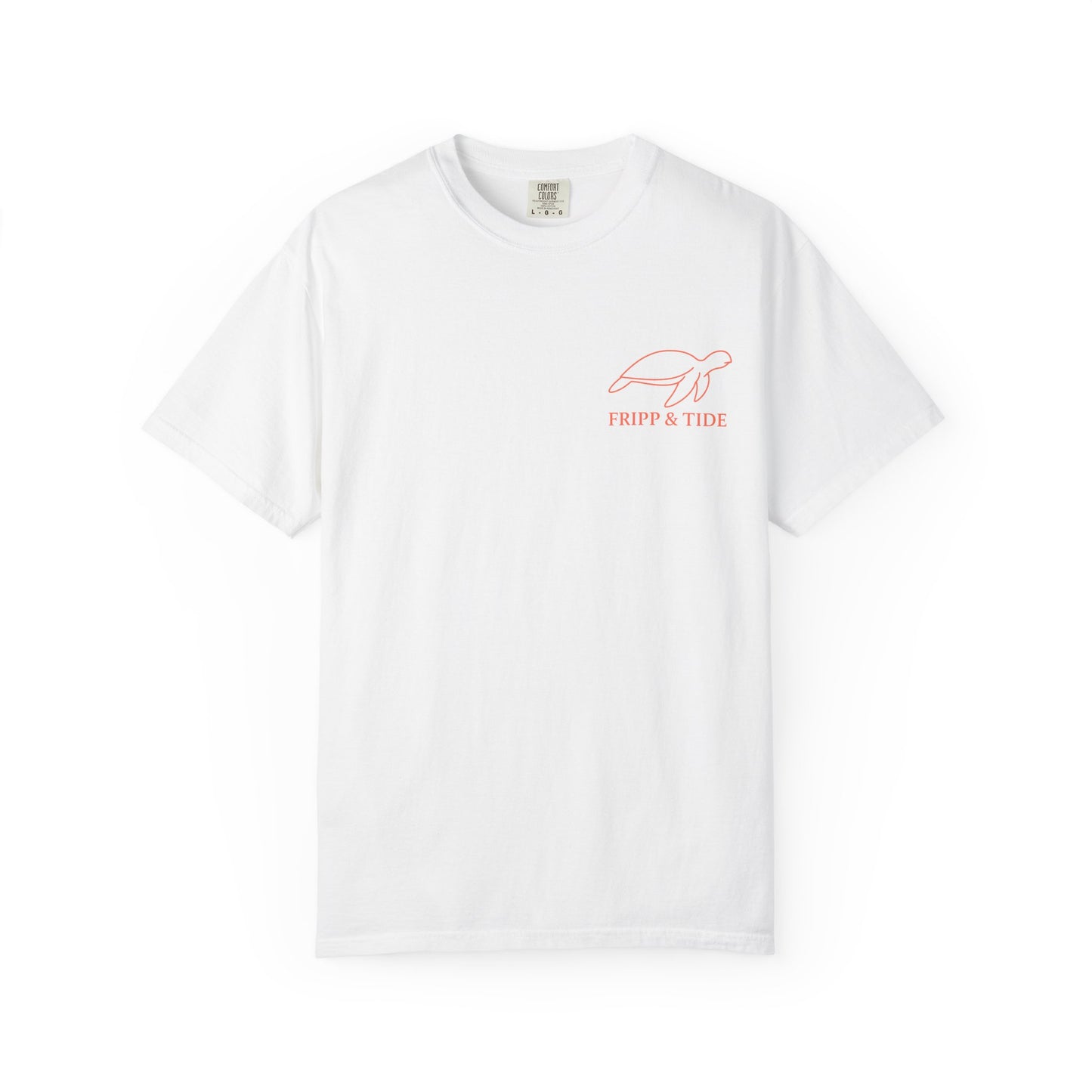 Fripp Island Sunset Turtle Tee – Island Outline Edition
