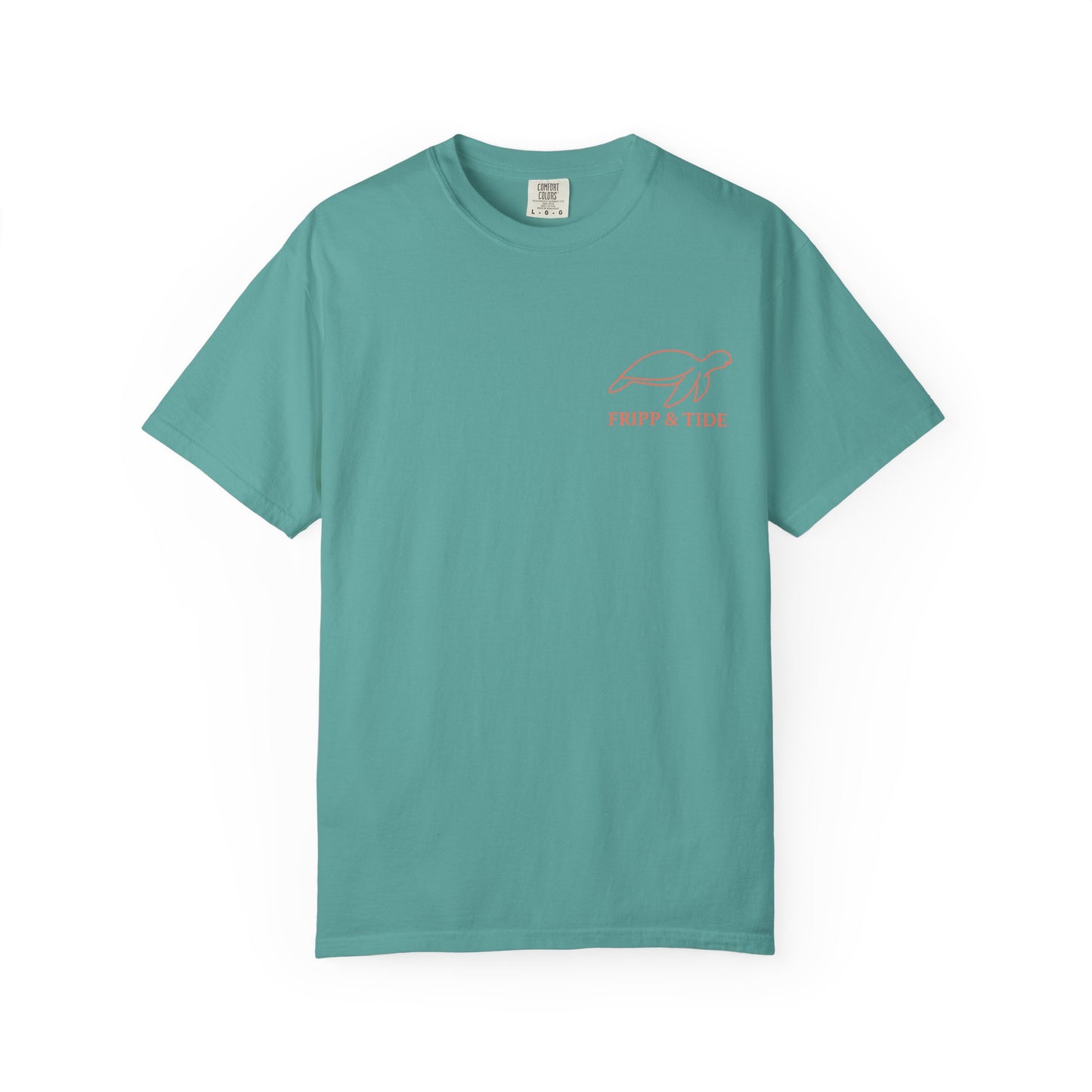 Fripp Island Sunset Turtle Tee – Island Outline Edition