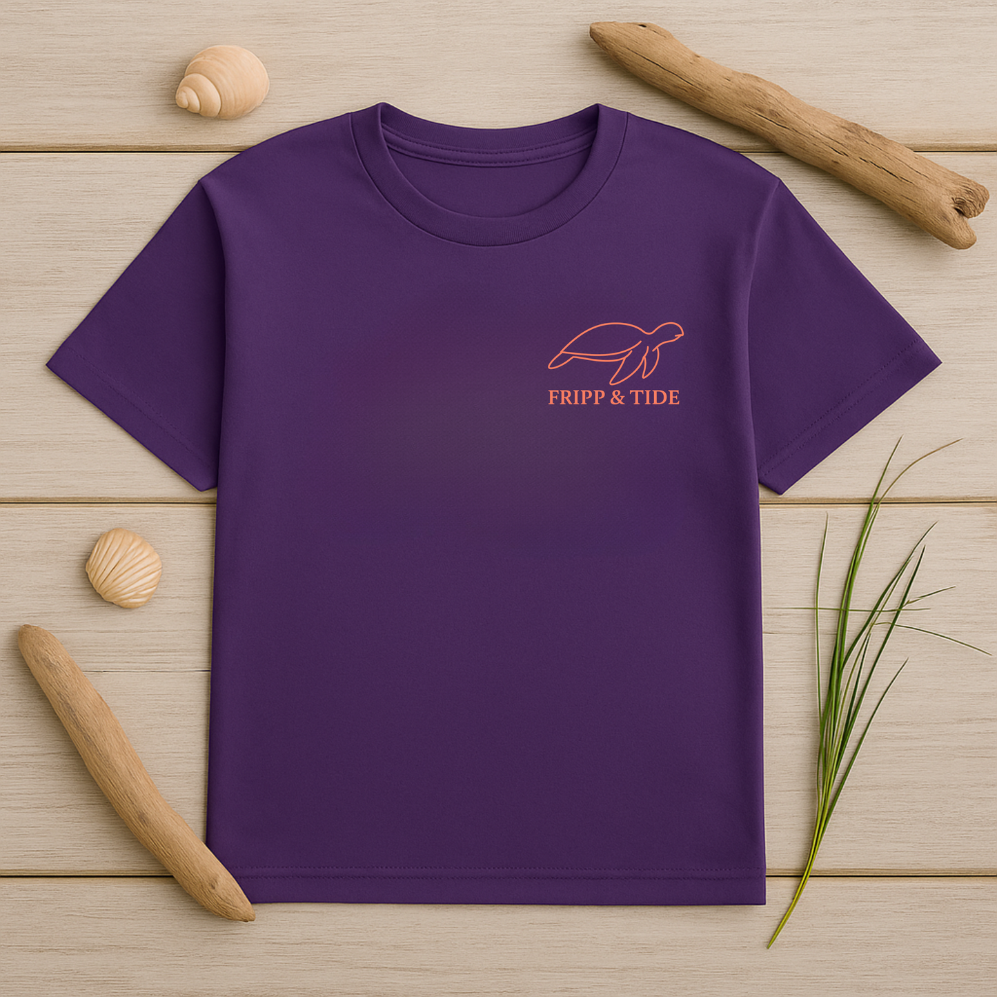 Fripp Island Sunset Turtle Tee – Island Outline Edition
