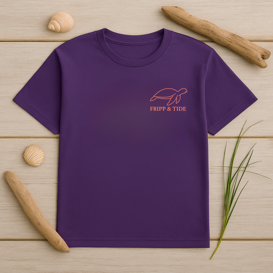 Fripp Island Sunset Turtle Tee – Island Outline Edition